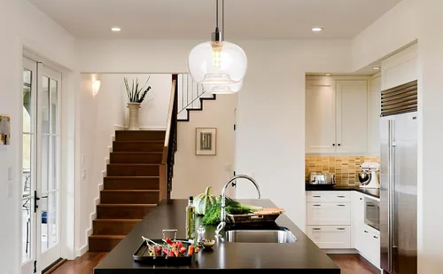 Miniatura 4 de Lámpara colgante de estilo moderno que funciona con pilas con control remoto, mini lámpara colgante de isla de cocina, lámparas colgantes sobre