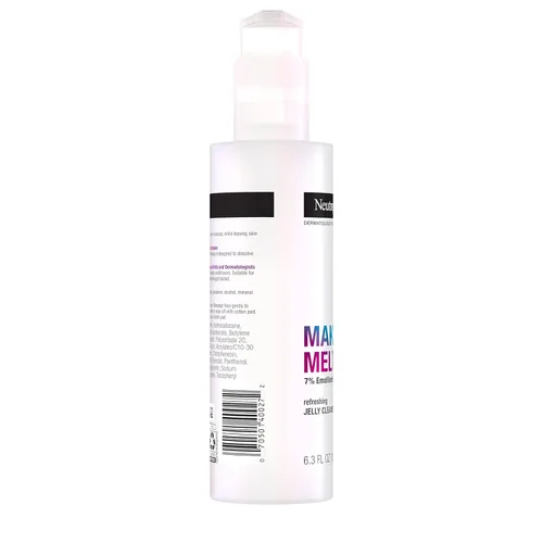Miniatura 11 de Neutrogena Limpiador de gelatina refrescante para derretir maquillaje, 7% complejo de vitaminas emolientes, removedor suave de maquillaje de cara