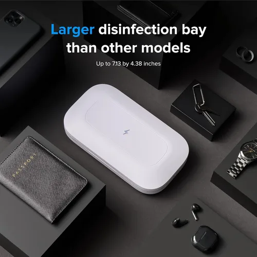 Miniatura 6 de PhoneSoap Pro UV Desinfectante de teléfono inteligente y cargador universal para celular Desinfección patentada y clínicamente probada de 360