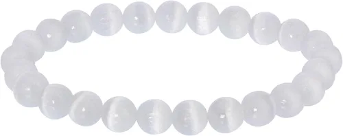 Miniatura 148 de Gem Avenue Handmade Round Bead Stretch Bracelet Unisex Natural Stone Beaded Jewelry for Men & Women, Elastic Wristband for Daily Wear