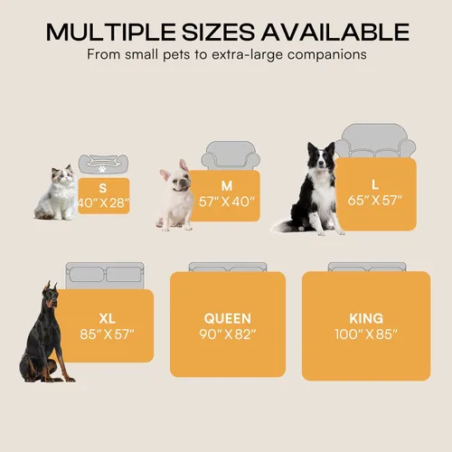 Miniatura 7 de Cobija impermeable para mascotas, a prueba de líquidos, para sofá, cama, sillón, reversible, vellón, forro polar, protector de muebles, diferentes