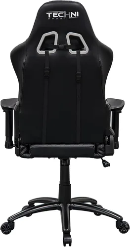 Miniatura 7 de Techni Sport RTA-TS51-BK - Silla para juegos, color negro Adjustable lumbar support, adjustable armrests, carbon fiber look, 300 lb capacity
