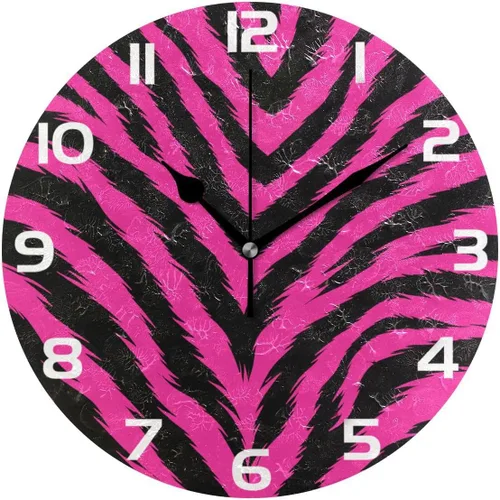Miniatura 10 de ALAZA - Reloj de pared redondo con mapa étnico de África, silencioso, sin tictac, pintura al óleo para el hogar, oficina, escuela, arte decorativo