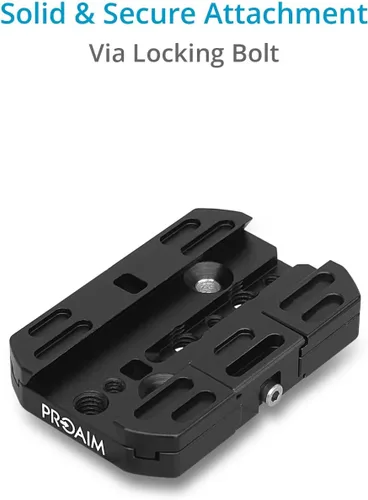 Miniatura 4 de PROAIM Soporte Mitchell de alto grado para M/MX Incluye collar y tuerca de castillo Placa de liberación rápida de aluminio con amplia gama