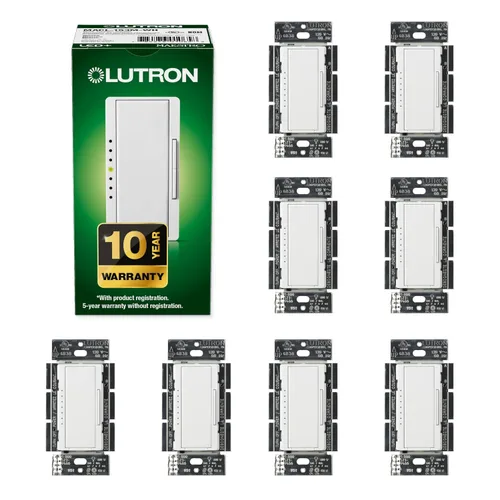Miniatura 28 de Kit de interruptor regulador de intensidad Lutron Maestro LED+ para luces LED, halógenas e incandescentes regulables, 150W/3 vías o ubicaciones