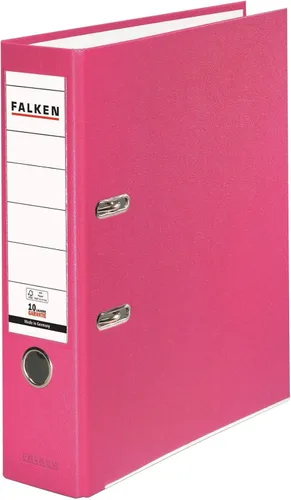 Miniatura 21 de Archivos de plástico originales Falken PP-Color. Fabricado en Alemania. Carpeta de anillos DIN A4 de 2.0 in de color pastel Aqua Carpeta de archivos