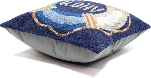 Miniatura 4 de Liora Manne Decorativo, insertos y fundas Ahoy azul marino, cojines de 18 x 18 pulgadas