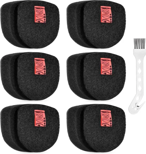 Miniatura 10 de Paquete de 2 filtros de espuma y fieltro de repuesto compatibles con Shark UltraCyclone Pro aspiradora de mano inalámbrica CH901 CH950 CH951 CH951C