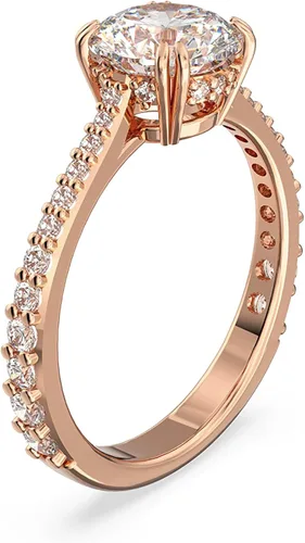 Miniatura 2 de Swarovski Constella Cocktail Ring Jewelry Collection Princess Cut Clear Crystals