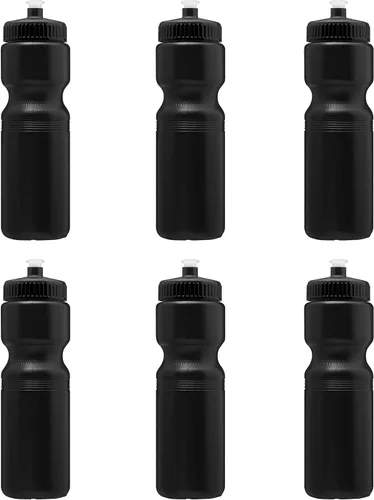 Miniatura 18 de DISCOUNT PROMOS Juego de botellas de agua de plástico personalizadas de 28 onzas, 10/50/100, paquete personalizado a granel, perfectas