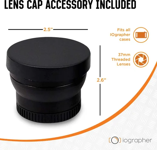 Miniatura 4 de iOgrapher Lente de zoom de teleobjetivo 2X de 1.457 in, accesorios de fijación de lente para smartphone y tableta, actualización a cámara