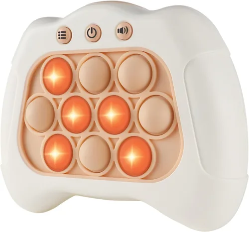 Miniatura 11 de Intoypad Pop The Target! Máquina de juego de mano de empuje de velocidad: un divertido juego multijugador para la familia. Juguete sensorial Fidget