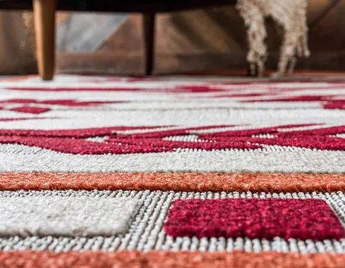 Miniatura 2 de Unique Loom Outdoor Modern Collection - Alfombra de área - Albuquerque (2' x 3' 1" Rectángulo Beige/Marrón)