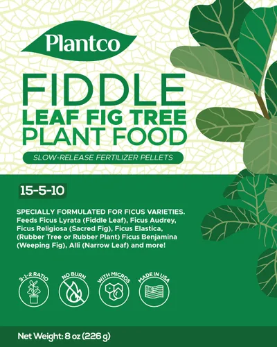 Miniatura 4 de Fiddle Leaf Fig Tree Plant Food - Fertilizer Granules Feed Continuously for 6 Months NPK 15-5-10 Slow-Release Fertilizer for Potted Fig Leaf and