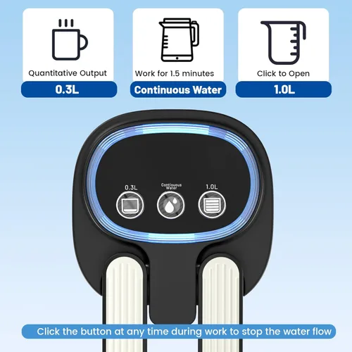 Miniatura 4 de Boquilla plegable de 3 modos, dispensador de agua de 5 galones, bomba de botella de agua para 5 galones, dispensador de jarra de agua eléctrico