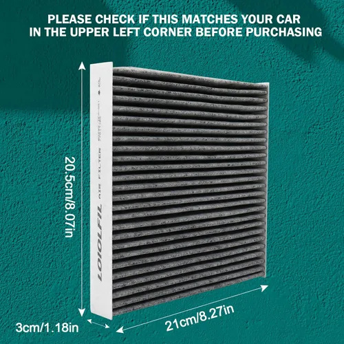 Miniatura 3 de Filtro de aire de cabina de repuesto para CF11182 CP182 Honda Acura CR-V Civic Clarity CR-Z Fit HR-V Insight Odyssey RDX TLX 80292-TF0-G01, Filtros