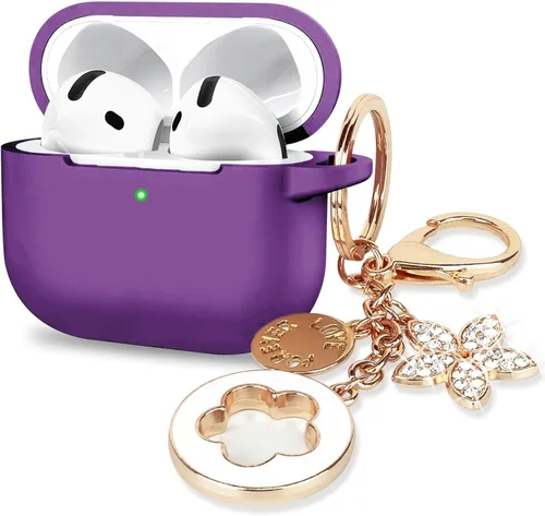 Miniatura 15 de Funda para Apple Airpods 4 – VOTILE Airpods 4 Fundas 2024 Funda de silicona para mujer iPod 4 auriculares inalámbricos Accesorios Fundas de carga Té