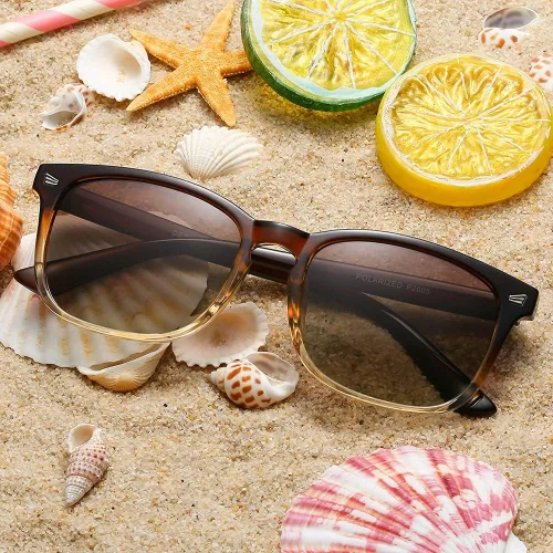 Miniatura 3 de DUSHINE - Gafas de sol polarizadas para mujer, estilo clásico, retro, 100 % protección UV