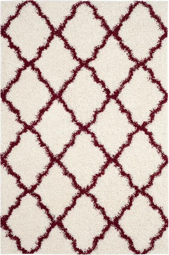 Miniatura 113 de Safavieh - Dallas Shag Collection SGD257A - Alfombra de área con diseño de enrejado de 10 x 14 pies