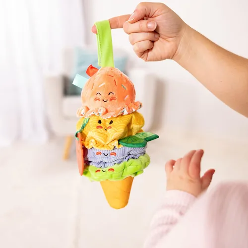 Miniatura 4 de Melissa & Doug Juguete infantil de helado portátil con clip con sonido y vibración