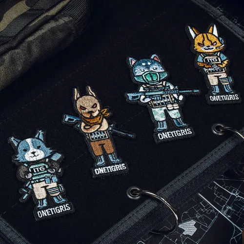 Miniatura 5 de OneTigris K9 Patch - Parche de moral para perro, arnés y correa para collar de chaleco (Collie de borde)