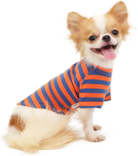 Miniatura 9 de LOPHIPETS Camiseta para Perro 100% Algodón para Perros Pequeños Teacup Chihuahua Yorkie Ropa para Cachorros-Azul/S