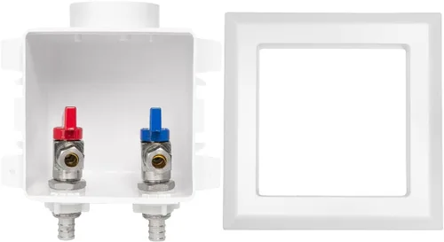 Miniatura 2 de EFIELD Pex Caja de salida de grifo premontada, entrada Pex de púas de 1/2 pulgada con válvula de bola de 1/4 vuelta instalada para suministro