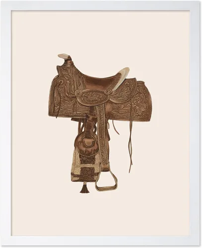 Miniatura 21 de Poster Master Póster vintage de cuero para silla de montar, estampado retro de vaquero, arte de silla de montar, diseño occidental, impresión