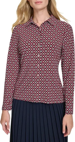 Miniatura 2 de Tommy Hilfiger Top de manga larga con cuello y botones delanteros para mujer