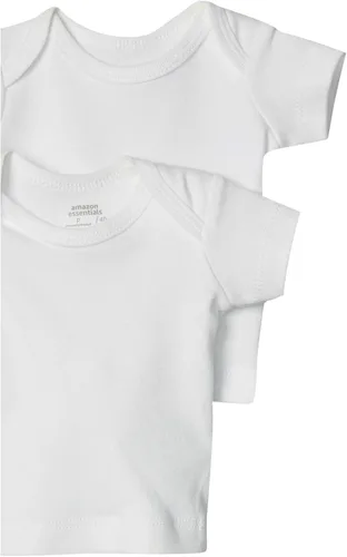 Miniatura 3 de Tienda Essentials Camiseta unisex con hombros descubiertos para bebés, paquete de 6