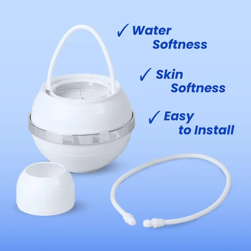 Miniatura 8 de Filtro de baño para grifo de bañera: dura hasta 12 meses, elimina el cloro y el fluoruro, suaviza el agua para una piel, cabello y uñas más