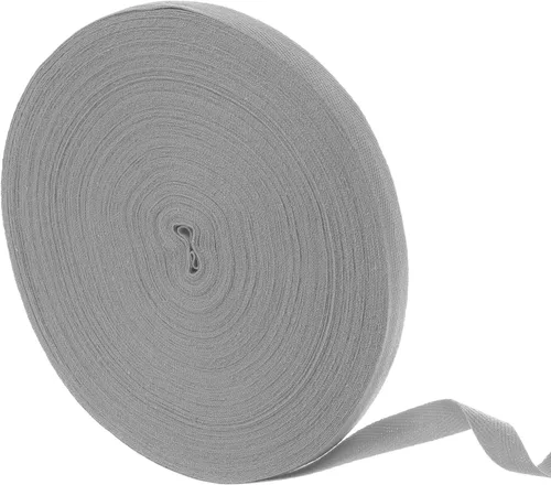 Miniatura 91 de uxcell Cinta de sarga de algodón de 50 yardas, cinta de espiga de 3/8 pulgadas para coser ropa, manualidades (azul)