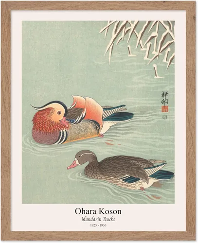 Miniatura 57 de Poster Master Vintage Ohara Koson Poster - Retro Blooming Lotus Flowers Print - Japanese Art - Flower Illustration - Aesthetic Design - Floral