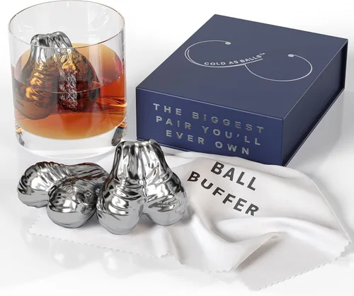 Miniatura 9 de Juego de piedras de whisky 7 piezas 4 piedras de whisky con forma de disco de hockey y gel refrigerante interior Pinzas en forma de palo