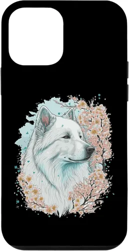 Miniatura 12 de iPhone 15 Samoyed Cherry Blossom Dog Japanese Sakura Flower Case