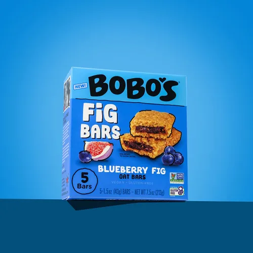 Miniatura 9 de Bobo's Variedad de barras de higo, 10 originales y 10 arándanos, ingredientes simples, avena integral, a base de plantas, sin OMG, barras