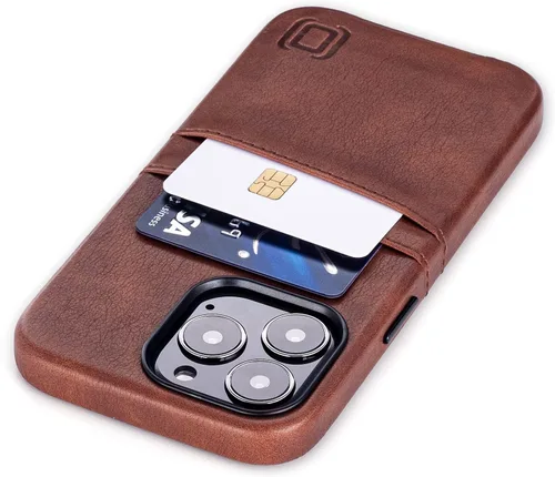 Miniatura 13 de Dockem Funda tipo cartera para iPhone 13 con placa de metal integrada para montaje magnético y 2 bolsillos para tarjetas de crédito: Exec M2, piel