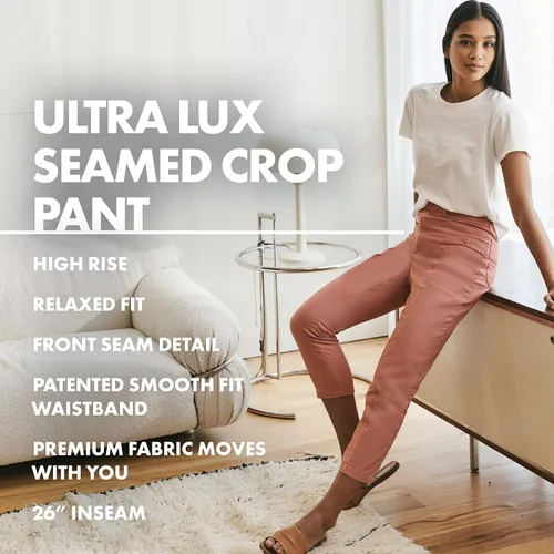 Miniatura 6 de Lee Pantalón capri Ultra Lux de tiro alto con costuras para mujer