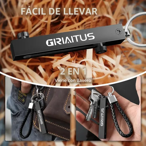 Miniatura 3 de EDC Cuchillo de Bolsillo 2 en 1 Llavero Pinzas de Precisión Multiherramienta Cortador de Cajas Retráctil Multi Herramienta Cuchillo Utilitario