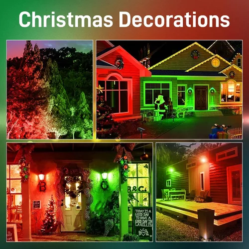 Miniatura 5 de Bombilla LED automática que cambia de color – Ciclos automáticamente entre rojo/verde/blanco cada 5 segundos – A19, E26, 2 W, bombilla LED de porche