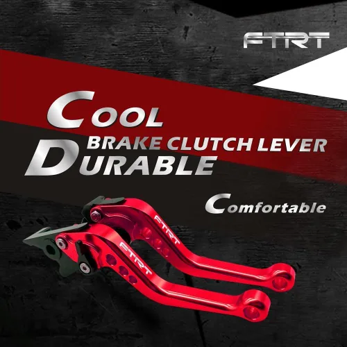 Miniatura 3 de Palancas ajustables de freno y embrague Compatibles con GSXR750 GSXR600 2006-2010, GSXR1000 2005-2006, GSX R600 R750 R1000, Rojo