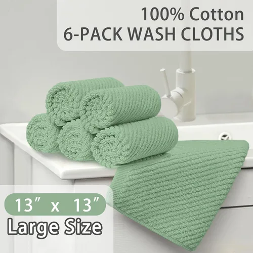 Miniatura 318 de VOOVA & MOVAS Toallas de mano blancas - 100% algodón Ligeras Gruesas Secado rápido Suaves Absorbentes, paquete de 4 piezas grandes de 18