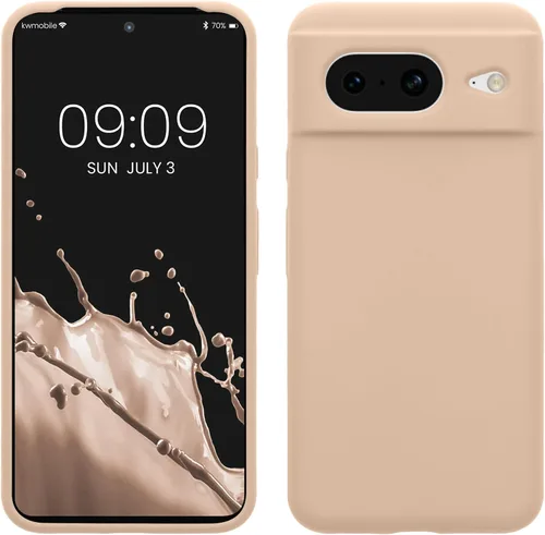 Miniatura 40 de kwmobile Funda compatible con Google Pixel 7 - Funda de silicona TPU con acabado suave - Piedra antigua