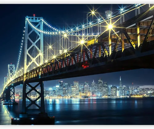 Miniatura 12 de artgeist Mural de pared Puente 79x61 in - XXL Papel pintado no tejido de vellón Decoración de pared Impresión fotográfica Imagen Diseño Decoración