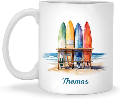 Miniatura 8 de Taza de tenis de mesa, Taza personalizada de la pelota de ping pong con el nombre, Taza de café de tenis de mesa personalizada, Taza del amante