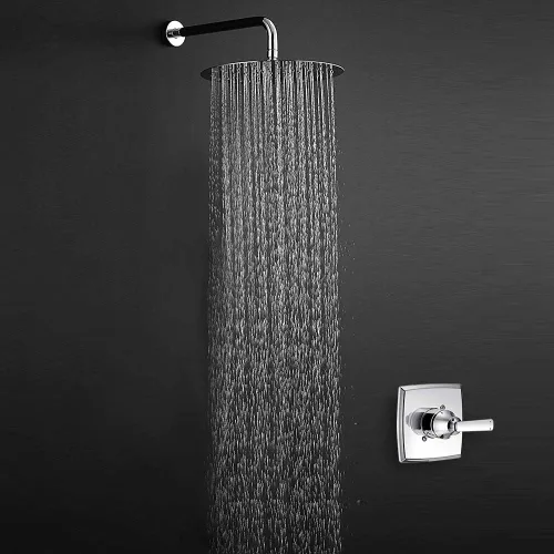 Miniatura 8 de NearMoon Cabezal de ducha de lluvia, diseño ultrafino - aumento de presión, experiencia impresionante, cabezal de lluvia de acero inoxidable de alto