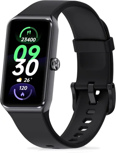 Miniatura 9 de Monitor de actividad física, reloj de fitness con frecuencia cardíaca 24/7, oxígeno en sangre, presión arterial, relojes inteligentes con más de 100
