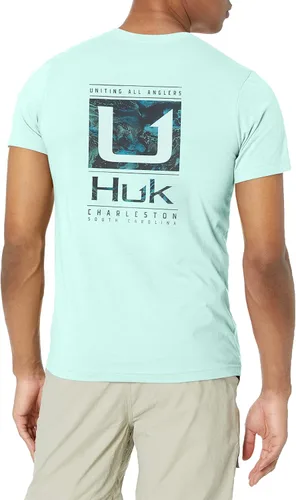 Miniatura 2 de HUK Mens Short Sleeve Tee Performance Fishing T-Shirt