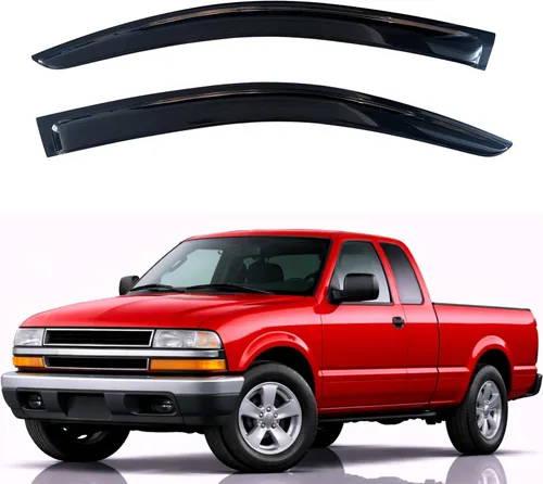 Miniatura 303 de KPY Visor de ventana compatible con Hyundai Tucson 2021-2025, 4 piezas de deflector de ventilación para ventana lateral, estilo Mugen, protector