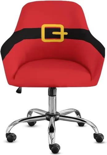 Miniatura 21 de Funda para sillón de invierno con diseño de muñeco de nieve, funda suave para silla de computadora, forro elástico para silla de escritorio, diseño